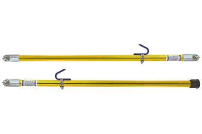 BLUE STRIPE Foam Filled Straight Sticks