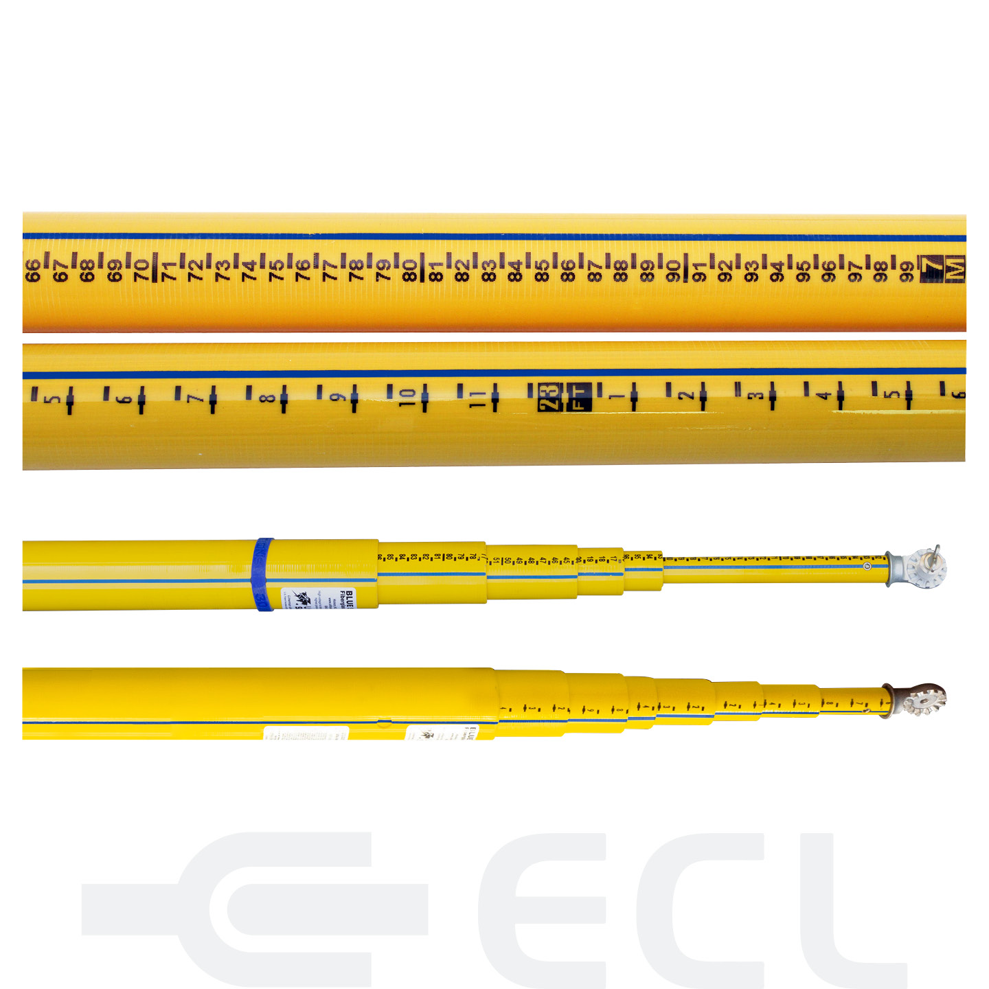 BLUE STRIPE Measuring Sticks