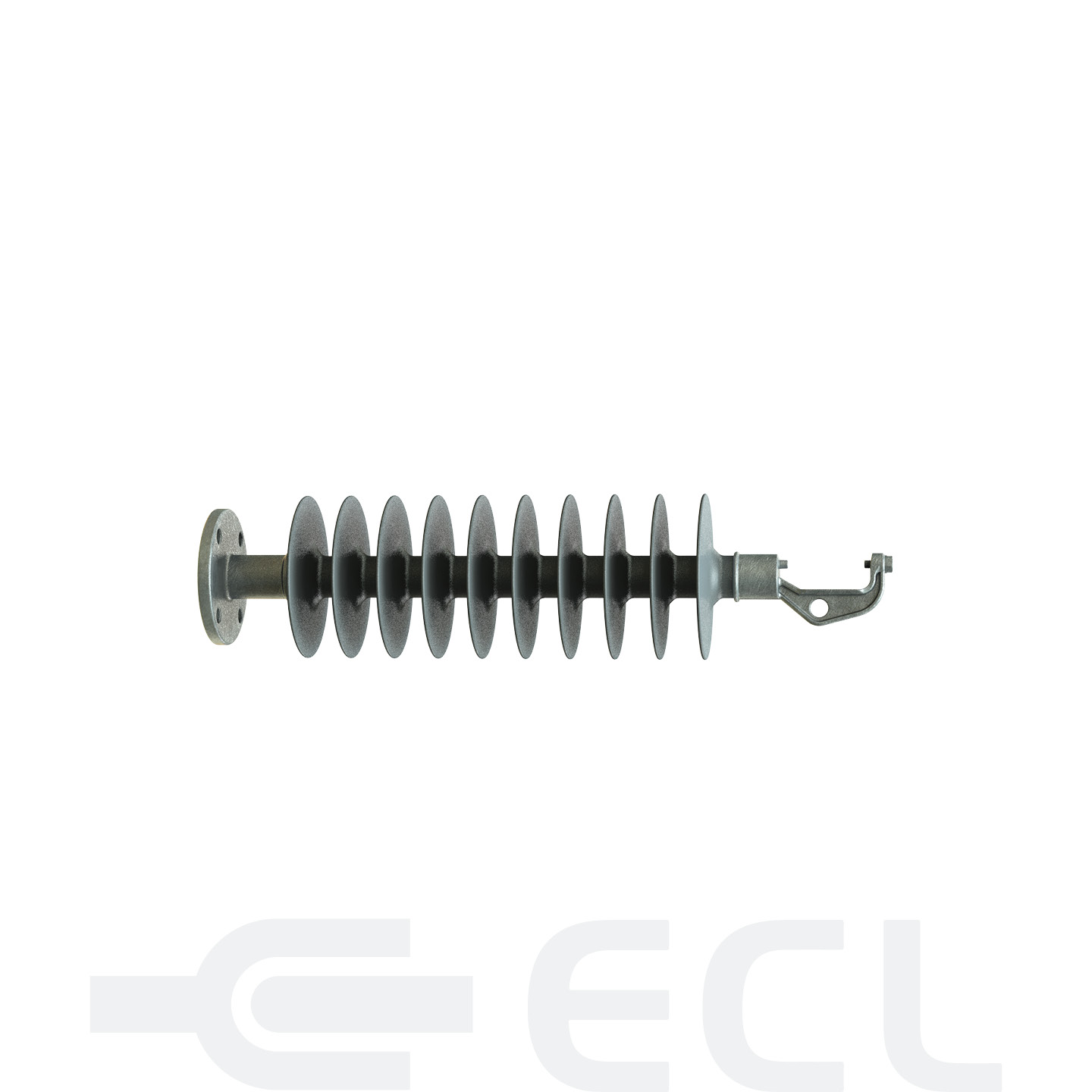 Polymer Line Post Insulators 15kV 46kV Horizontal Trunnion