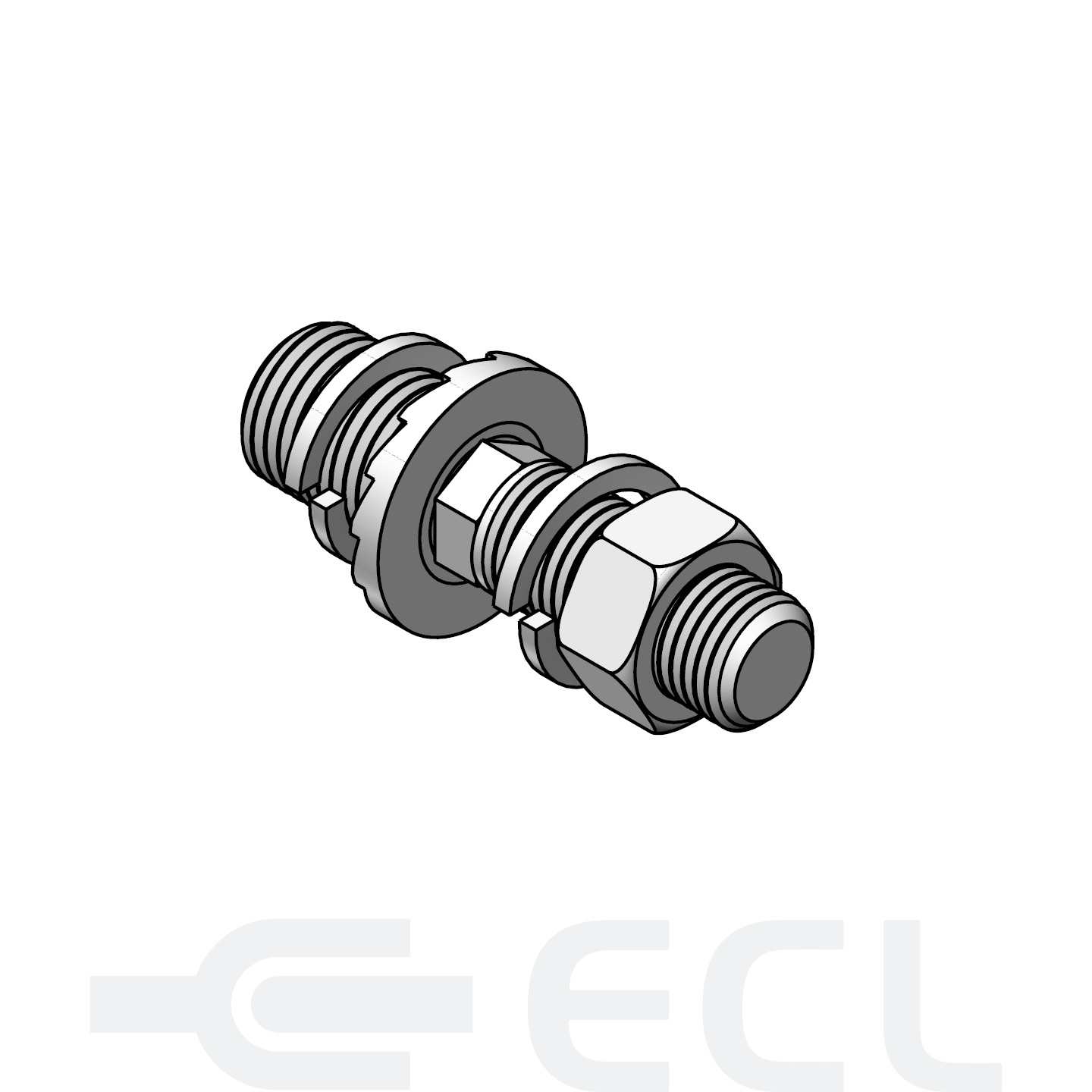 Short Shank For Steel Arms Line Post Brackets