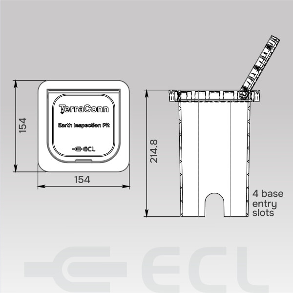 ECL TerraConn Earth Inspection Pit diagrams