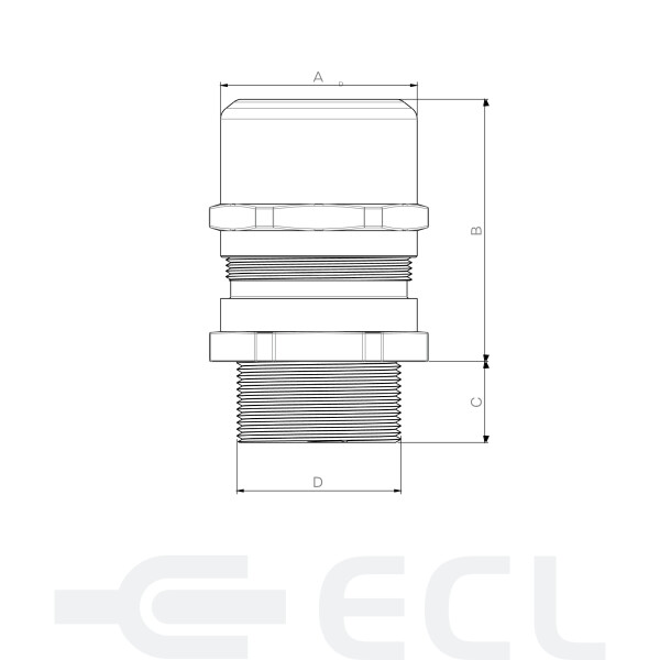 EMC VSD Cable Glands IECEx Rated dimensions