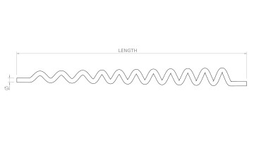 Helical Vibration Dampers dimensions