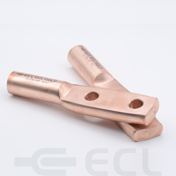 Solid Forged Copper Lugs Long Barrel Long Palm 2