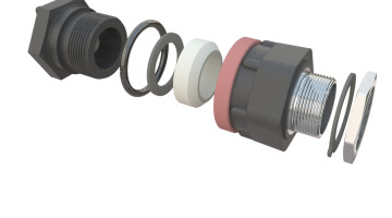 Taper Tech Flameproof Ex d Enviro Compression Gland for Unarmoured Cable expanded